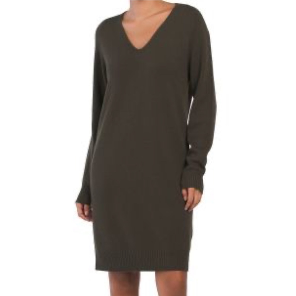 Aritzia Wilfred’s tunic Long Sleeve Knit Dress W/Pockets shirtdress shirt dress - Picture 8 of 9